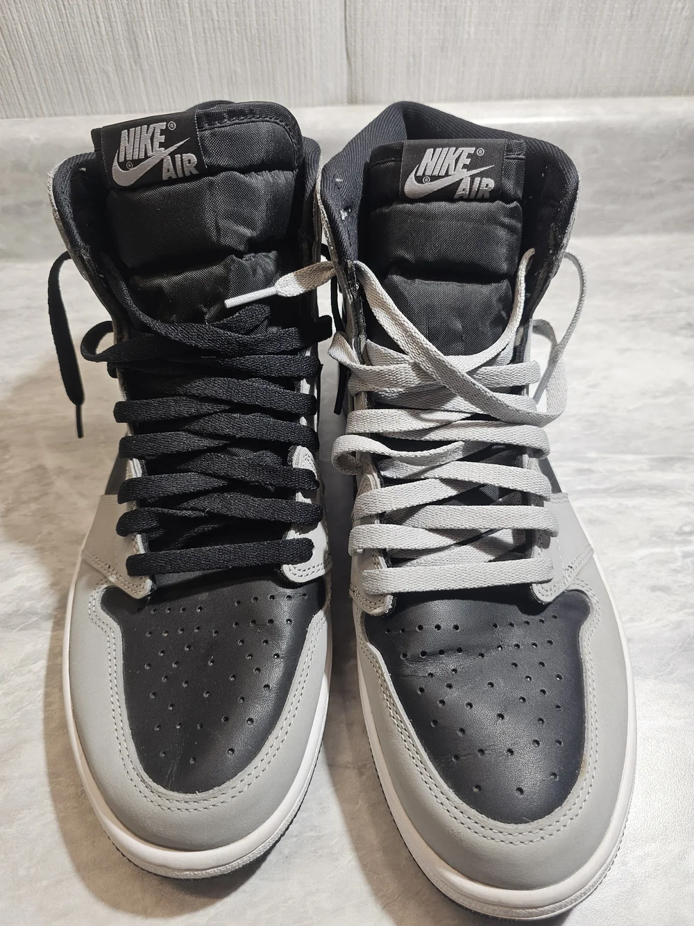 Nike Air Jordan Retro Mid Black & Gray Men’s Sneakers - S32